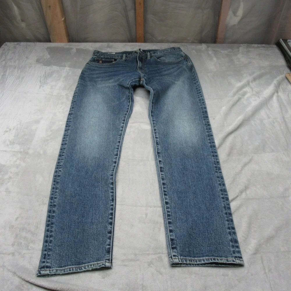 Todd Snyder Jeans Mens 32x29 Blue‎ Denim Stretch 5 Pocket Medium Wash Everyday